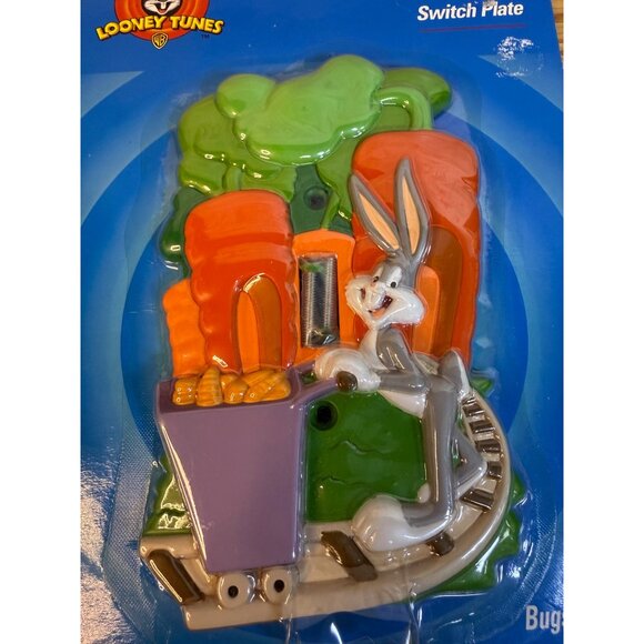 Looney Tunes Bugs Bunny GE Switch Plate NOS - Picture 3 of 3